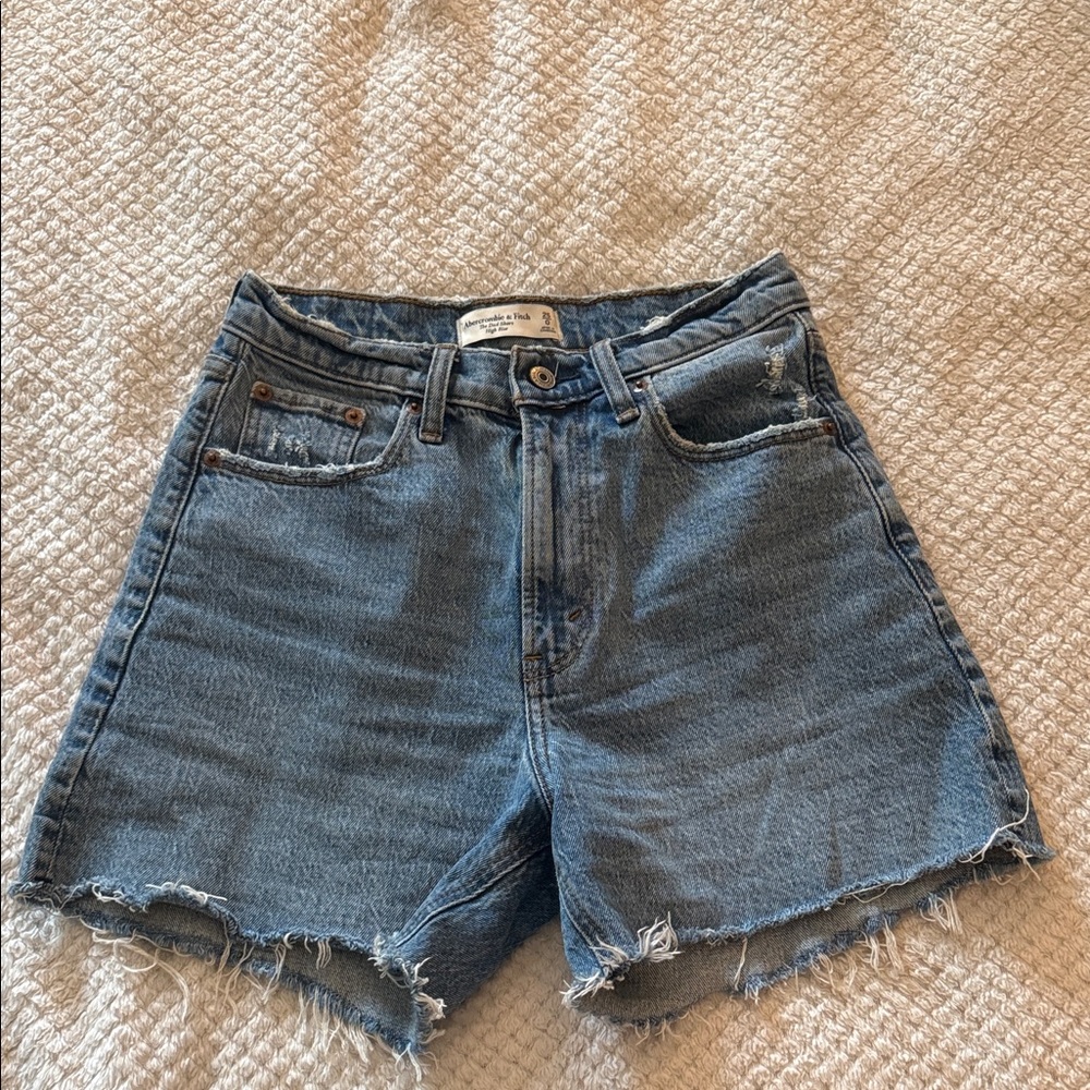 Abercrombie & Fitch Blue Jean Shorts